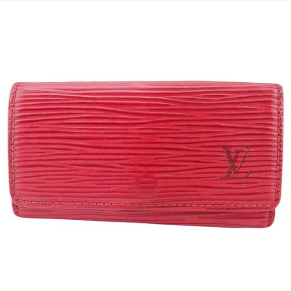 LOUIS VUITTON Key Case Ep Castillian Epi Leather Authentic USED - Picture 1 of 10